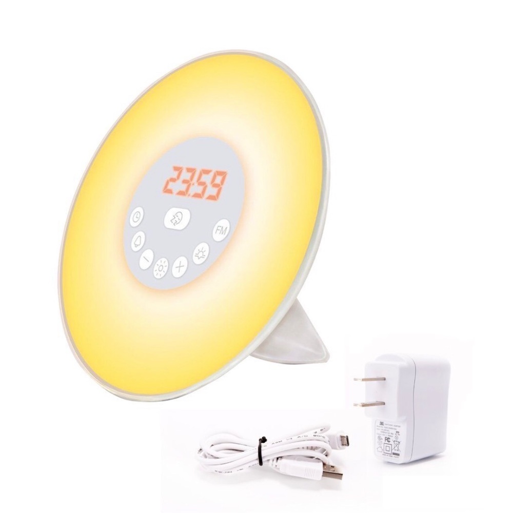 Wake Up Light Sunrise Simulation Alarm Clock